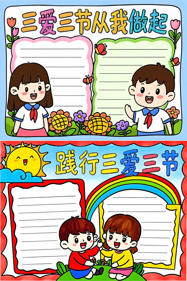 三爱三节手抄报资料是什么